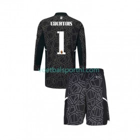 België Courtois 1 Doelman Kind Thuis Tenue World Cup 2022 L/S
